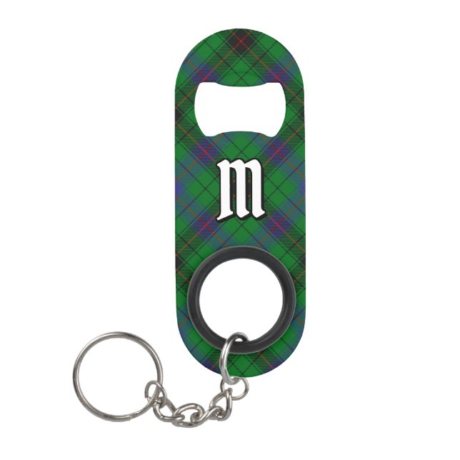 Clan Davidson Tartan Keychain Bottle Opener (Front)