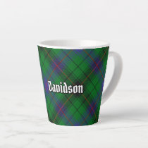 Clan Davidson Tartan Latte Mug