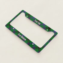 Clan Davidson Tartan License Plate Frame