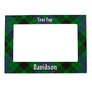 Clan Davidson Tartan Magnetic Frame