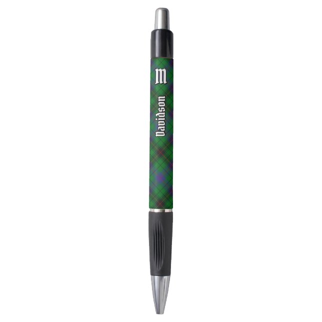 Clan Davidson Tartan Pen (Front Vertical)