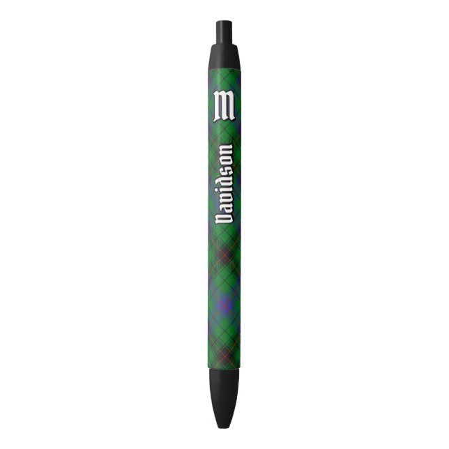 Clan Davidson Tartan Pen (Front Vertical)