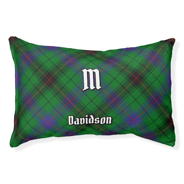 Clan Davidson Tartan Pet Bed (Front)