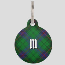 Clan Davidson Tartan Pet ID Tag