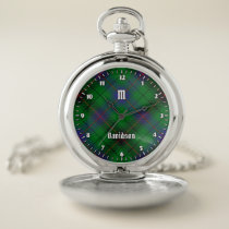 Clan Davidson Tartan Pocket Watch