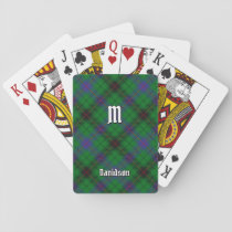 Clan Davidson Tartan Poker Cards