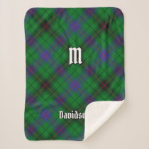 Clan Davidson Tartan Sherpa Blanket