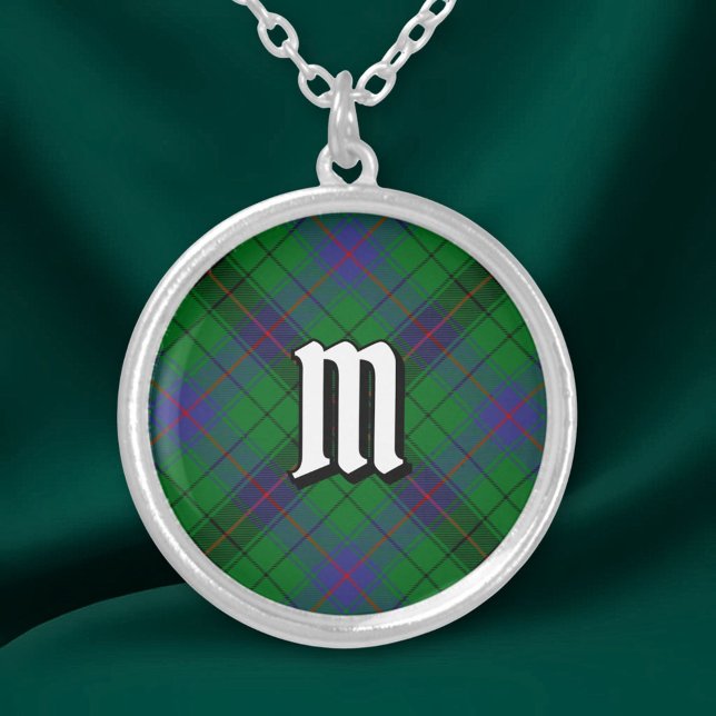 Clan Davidson Tartan Silver Plated Necklace (Creator Uploaded)