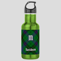 Clan Davidson Tartan Stainless Steel Water Bottle