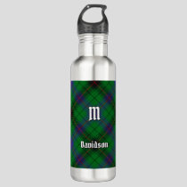 Clan Davidson Tartan Stainless Steel Water Bottle