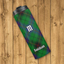 Clan Davidson Tartan Thermal Tumbler