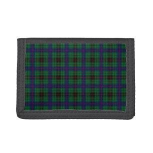 Clan Davidson Tartan Tri-fold Wallet