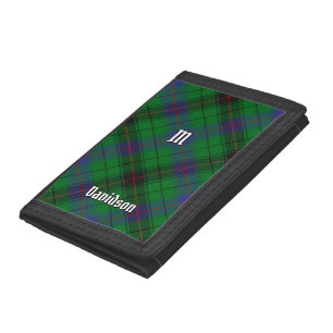 Clan Davidson Tartan Tri-fold Wallet