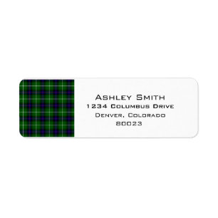Clan Donald Macdonald Tartan Label