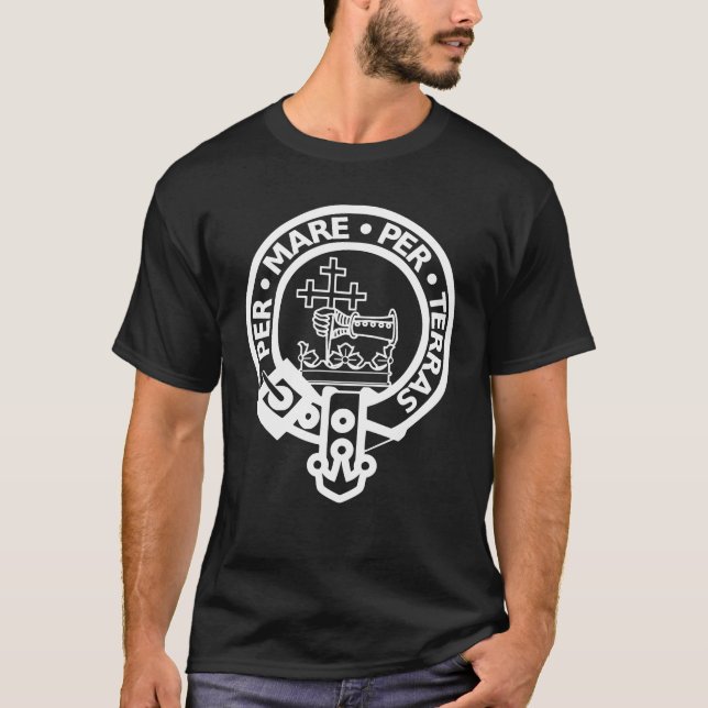 Clan Donald T-Shirt Scottish Highland Scotland Sur (Front)