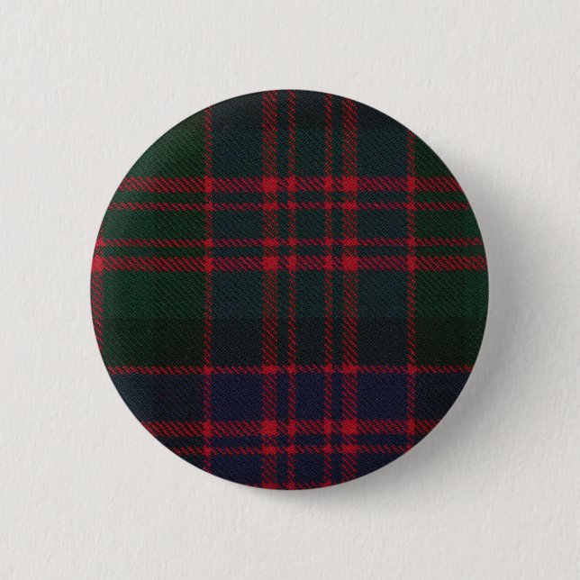 Clan Donald Tartan Button (Front)