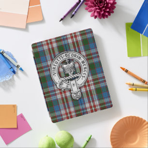 Clan Donnachaidh (Robertson) Crest & Dress Tartan iPad Smart Cover