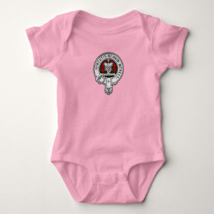 Clan Donnachaidh (Robertson) Crest & Tartan Baby Bodysuit