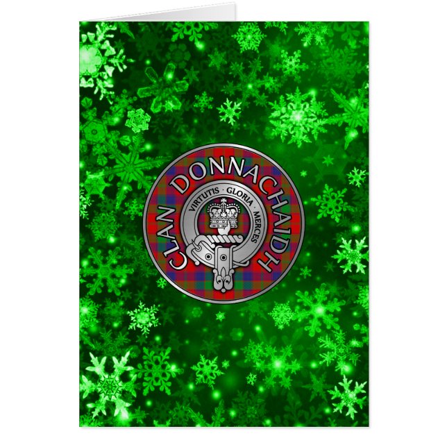 Clan Donnachaidh | Robertson Crest & Tartan  Cards (Front)