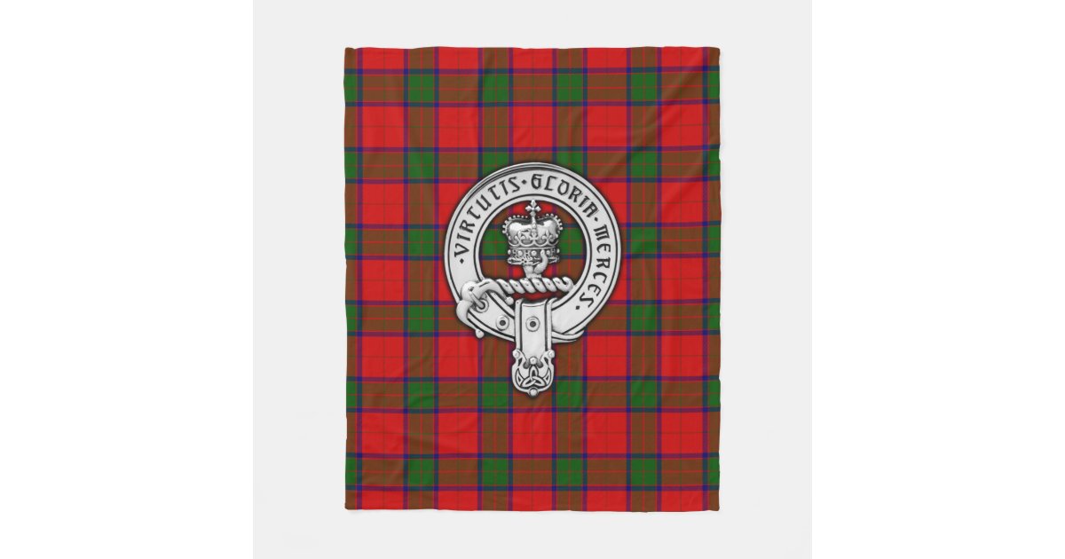 Donnachaidh Tartan Crest Quilt