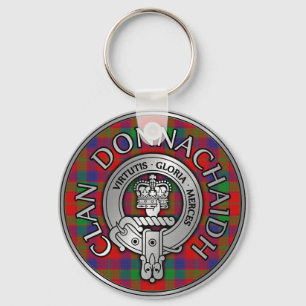 Clan Donnachaidh   Robertson Crest & Tartan Keychain
