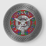 Clan Donnachaidh | Robertson Crest &amp; Tartan Knot Large Clock