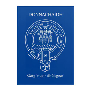 Clan Donnachaidh (Robertson) Crest & War Cry Acrylic Print