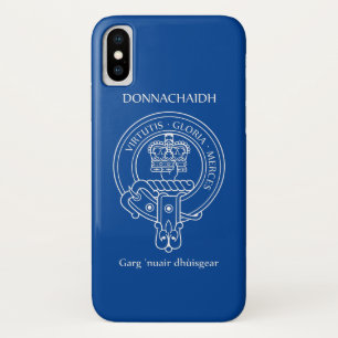 Clan Donnachaidh (Robertson) Crest & War Cry iPhone X Case