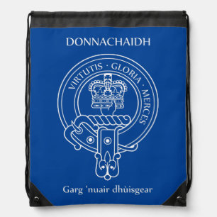 Clan Donnachaidh (Robertson) Crest & War Cry Drawstring Bag