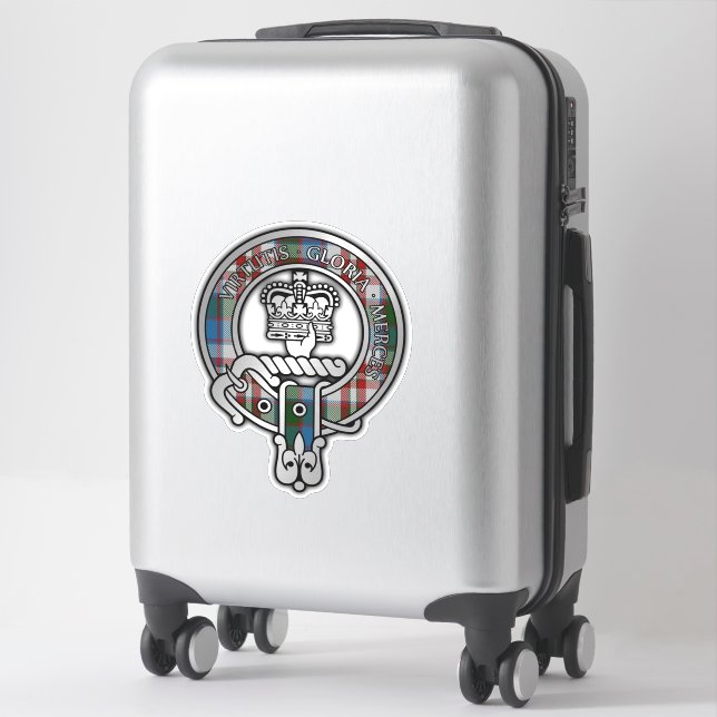 Clan Donnachaidh (Robertson) Dress Tartan Crest Sticker (Suitcase)