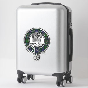 Clan Donnachaidh (Robertson) Hunting Tartan Crest Sticker