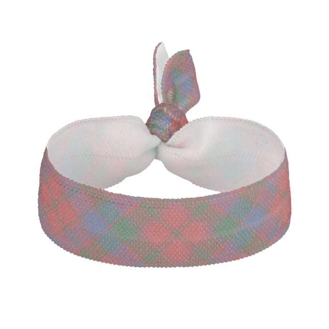 Clan Donnachaidh Robertson Scottish Accents Tartan Elastic Hair Tie (Front)