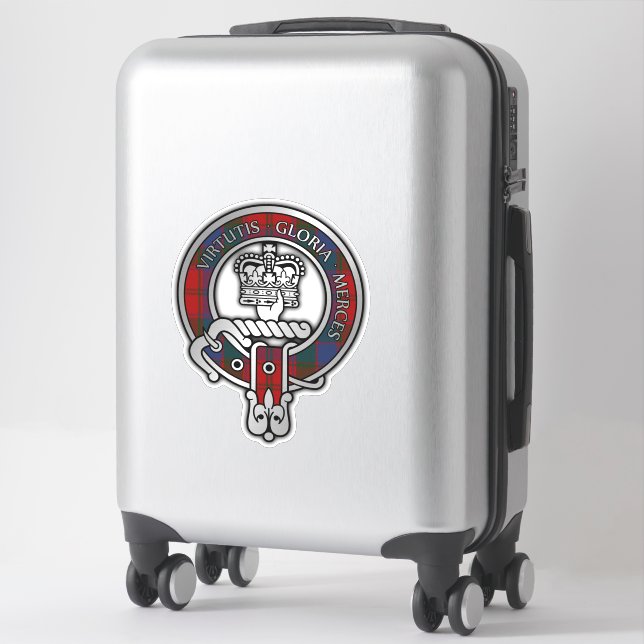 Clan Donnachaidh (Robertson) Tartan Crest  Sticker (Suitcase)