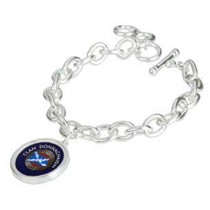 Clan Donnachaidh   Robertson Tartan Knot & Flag Bracelet