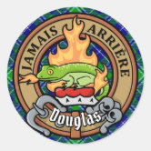 Oliphant Scottish Clan Vinyl Sticker - Tartan Family Decal With Banner Design