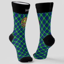 Clan Douglas Crest over Tartan Socks