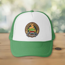 Clan Douglas Crest over Tartan Trucker Hat