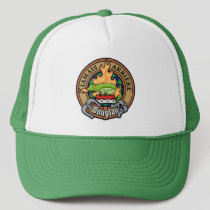 Clan Douglas Crest over Tartan Trucker Hat