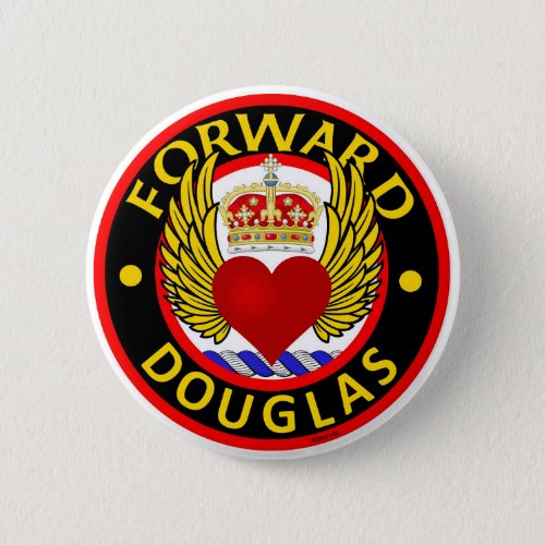 Clan Douglas FORWARD Button Badge