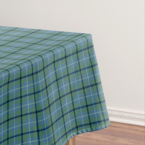 Clan Douglas Light Blue Ancient Scottish Tartan Tablecloth
