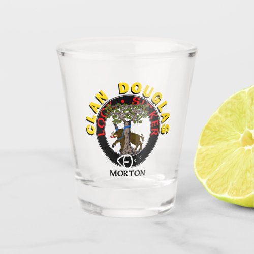 Clan Douglas _ Morton branch shot glass