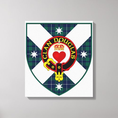 Clan Douglas Shield on canvas