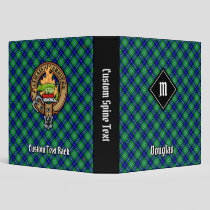 Clan Douglas Tartan 3 Ring Binder