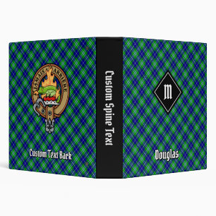 Clan Douglas Tartan 3 Ring Binder