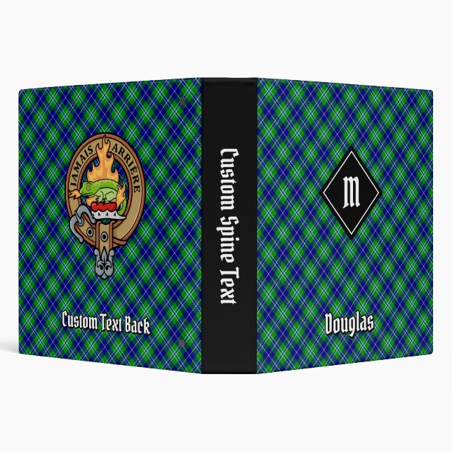 Clan Douglas Tartan 3 Ring Binder (Background)