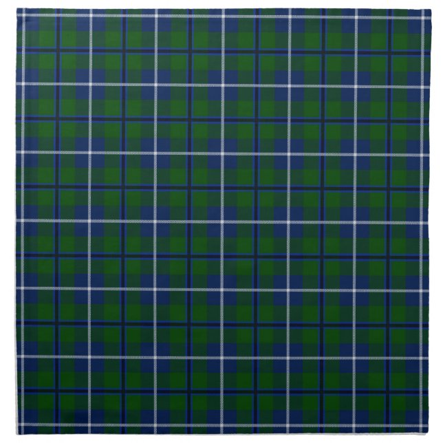 Clan Douglas Tartan Cloth Napkin (Front)
