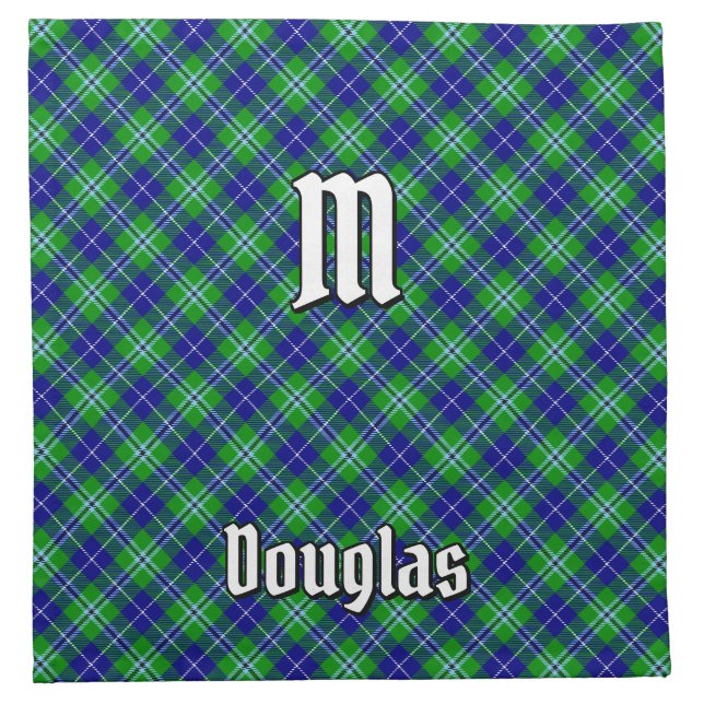 Clan Douglas Tartan Cloth Napkin (Front)