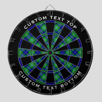 Clan Douglas Tartan Dart Board