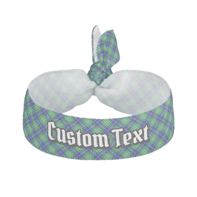 Clan Douglas Tartan Elastic Hair Tie (Front)