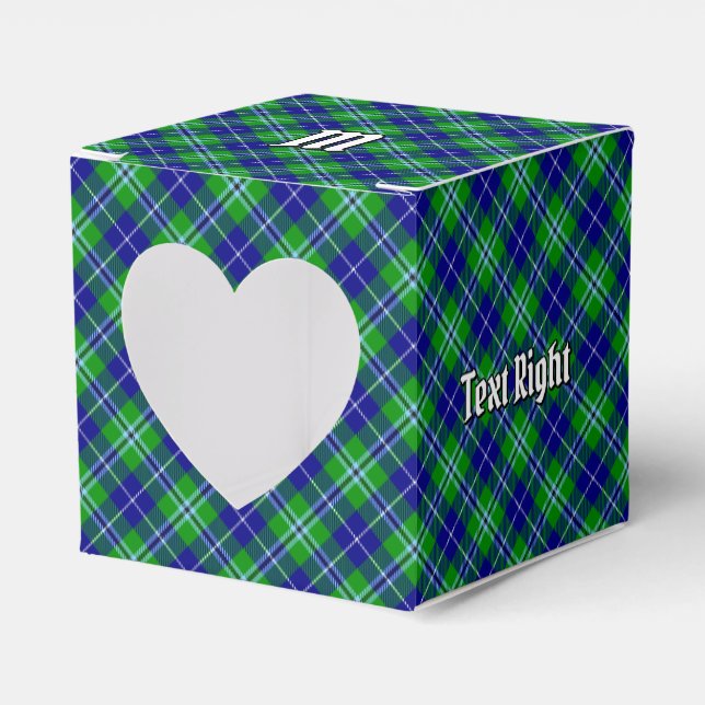 Clan Douglas Tartan Favor Boxes (Front Side)
